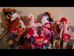 Walmart US Gemmy Valentine's 2021 Animated Plush Assortment