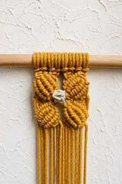 Easy Macrame Flower Design for Beginners #macrameflower #macramepattern #macramedesign #diymacrame