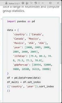 05 MultiIndex Range Slicing and Grouping in Pandas