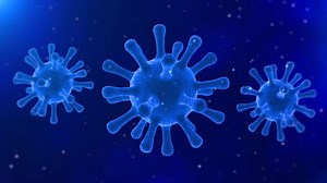 Coronavirus Covid 19 Disease Background V11 Seamlessly Loop