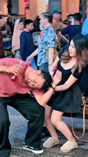 Beautiful woman's drink swap prank makes you laugh so much 😂🙈 #shorts #trending #viral