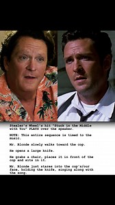 25K views · 131K reactions | Michael Madsen talks about how the dance in Reservoir Dogs — set to Stuck in the Middle with You — wasn’t rehearsed or choreographed. He just felt it in the moment. Then came the bit with the ear, and Quentin Tarantino never called cut. An unforgettable scene, from an unforgettable actor. Rest in peace, Michael Madsen.  | Screenplayed | Facebook