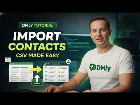 How to Bulk Import Contacts into DMLY using a CSV File