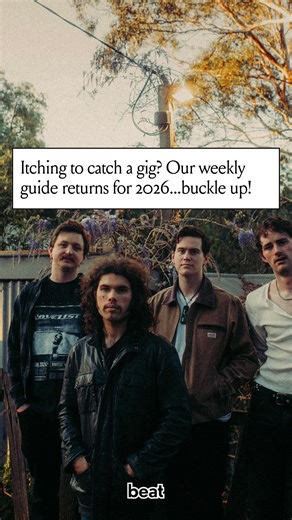 Our weekly Melbourne/Naarm gig guide returns for the new year with a cracking array of local shows, hell yeah @rubydattner @elizabesbdhj @inkling.band @kirrileebroughton @amalia.music @oniq.music @eadiella @finn.coltrane.music @paradisevalleyband @thedropkicks_official @selectedbydjango @floss_dogg @coldpastys @tuff_trax @dogwatchband @fly_or_die666 @secondhandhigh_ @the.noise @hotmilkmachine @wilclifford.png | Beat Magazine