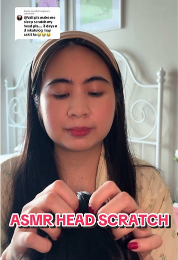 Relaxing ASMR Head Scratching for Sleep