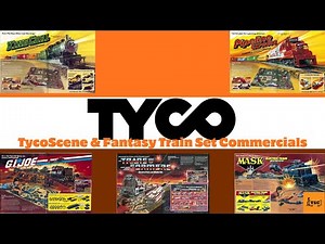 Tyco Train Set Commercials – 1980s TycoScene & Cartoon Based Train Sets