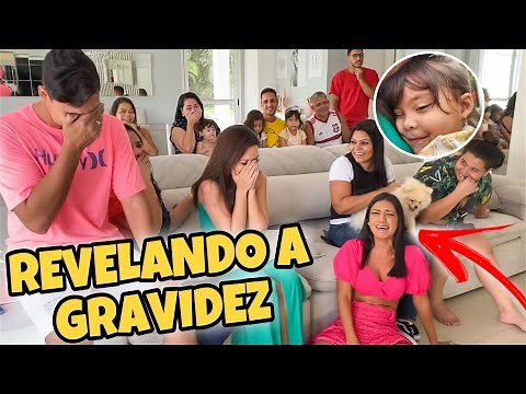 REVEALING THE PREGNANCY TO THE WHOLE FAMILY! 😱