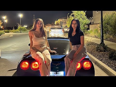 Her First Time in a Supercharged C6!