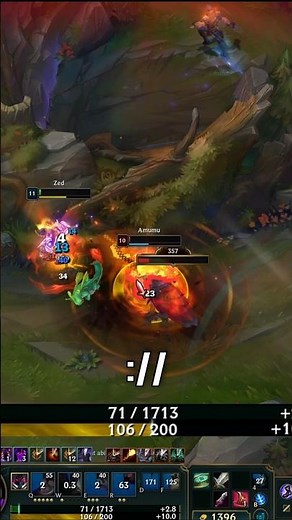 I almost outplayed both of them #leagueoflegends #zed