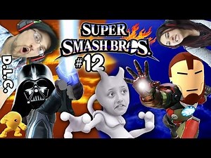 DARTH VADER vs. IRON MAN vs. MEWTWO! Super Smash Bros DLC #2 (FGTEEV Dorky Little Characters)