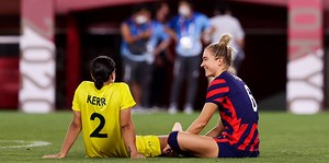 ‘It’s incredibly affirming’: The football power couples showing the joy in being queer