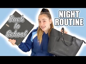BACK TO SCHOOL | NIGHT ROUTINE | Lilybakes