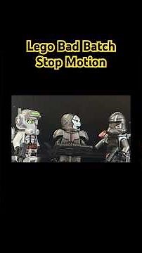 Lego Bad Batch stop motion #starwars #viralvideo #lego #badbatch #stopmotion #shorts #animation