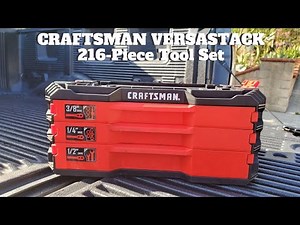 CRAFTSMAN VERSASTACK 216Piece Tool Set: First Look