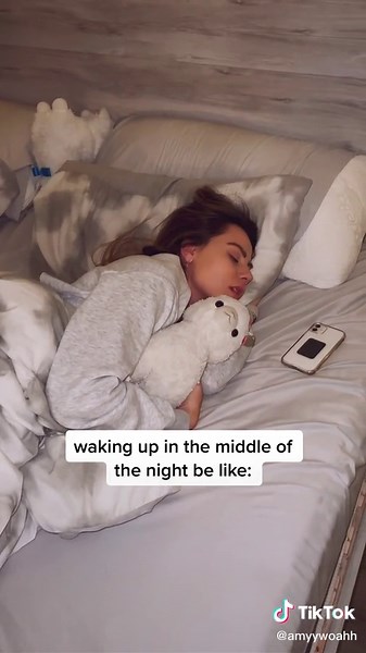When you wake up thinking you have to get up but it’s really like 3 AM = THE BEST FEELING #sleep #bed #llama #relate