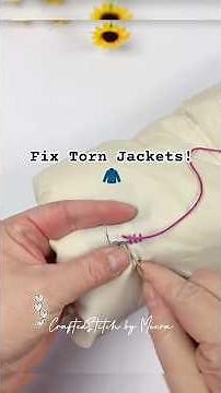 Don't Throw Away Torn Puffer Jackets! Try This Easy Hack 🧥