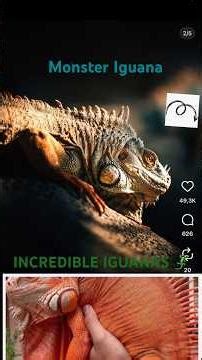 These Iguanas Look Like True Monsters! And They're 100% Real 🦎😱
