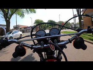 RESTORED 1981 Yamaha Enduro DT175 - Driving video