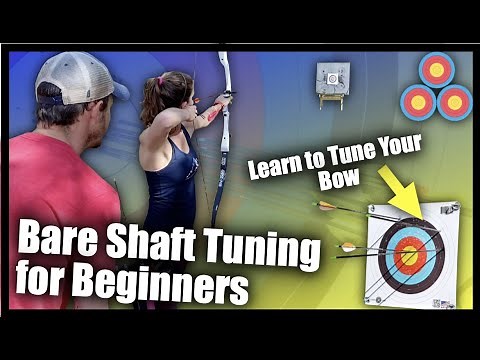 Helping a New Archer Bare Shaft Tune for the First Time | How to Tune a Bow for Beginners