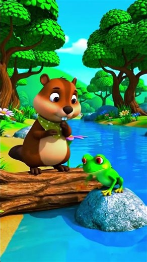 The Rhythm of Water | Beaver Adventure | 3D Cartoon Story | Ali Baba Cartoon#3dcartoon #funny