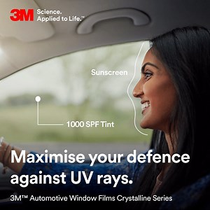 Shield yourself from the summer sun with 3M™ Automotive Window Film Crystalline Series. With a 1000 SPF, this window tint is the ultimate defence against harmful UV rays. Trusted and recommended by the Skin Cancer Foundation, it’s even better than sunscreen while you’re in the car. Stay safe on the go: https://s.3m.com/ty5trm #windowtint #carcare #cardetailing | 3M Films | Facebook