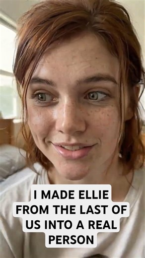 I turned Ellie from The Last of Us into a REAL person 🤯 #facecapture #facialtracking #ai #klingai
