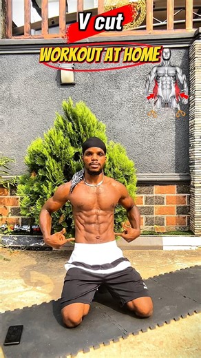 V line abs workout 🔥