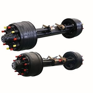 [Hot Item] Standard Semi-Trailer Axles Are Used for Utility Trailer Trailer 13 Ton Trucks with Light Rear Plus Heavy Axles