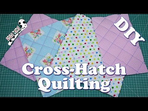 Cross-Hatch Quilting – Straight Line Quilt – How To Quilt Squares and Rectangles – Sewing Tutorial
