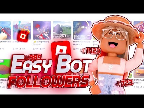 *NEW* HOW TO BOT FOLLOWERS ON ROBLOX (VERIFIED CHECKMARK)