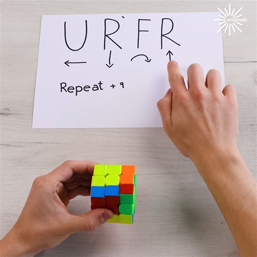 2.6M views · 3.9K reactions | Easiest solve for Rubik's Cube!  | MetDaan Tips | Facebook