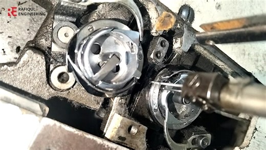 Two Needle Sewing Machine Rotary Hook Timing Adjustment, Step-by-step guide to setting Rotary Hook Timing in a Two Needle Sewing Machine. Incorrect hook timing leads to skipped stitches, thread breakage, fabric damage, and needle-hitting issues. 🧵 In This Video, You’ll Learn: Function of the rotary hook in two-needle machines Correct needle bar height before setting timing How to align rotary hook point with the needle Step-by-step hook timing adjustment Testing stitches after correction Common