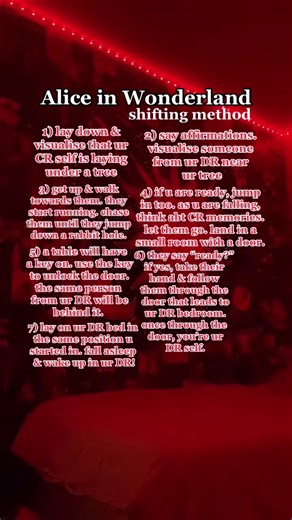 Alice in Wonderland Method Shifting Explained