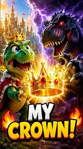 Dinosaur King vs Shadow Dinosaur! 👑⚔️ The Battle for the Crown | Episode 2 Soon #dinosaur