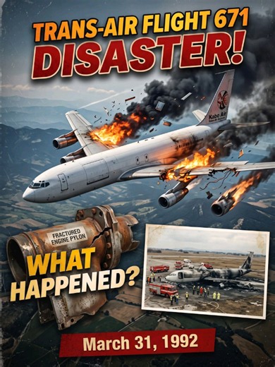 Two engines separated from the aircraft in one of the most terrifying incidents in aviation history… Trans-Air Flight 671 was a Boeing 707 cargo aircraft that suffered a catastrophic double engine separation over the Mediterranean Sea in March 1962. With the aircraft badly damaged, the pilots faced an extraordinary emergency, fighting to regain control and bring the plane down safely. This incredible aviation incident became a remarkable story of pilot skill, aircraft damage, and survival. Watch