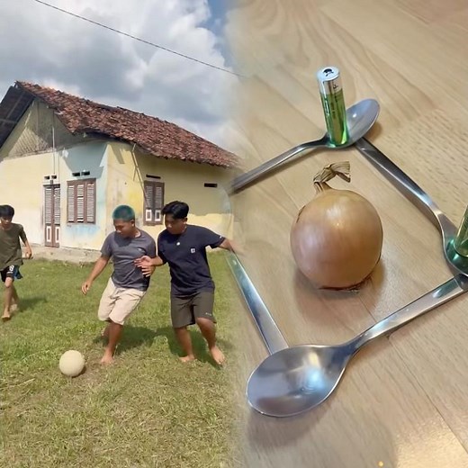 Kalian waktu bocil main bola gini juga ga,gaboleh pulang sore sore #shorts #lucu #kocak 😍