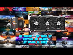 Ryzen 7 5800X + RX 7800 XT | Testing 50 Games at 1440p in 2025