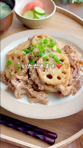 【10分おかず】豚こまとレンコンの甘酢炒め｜お弁当にもおすすめ！節約も