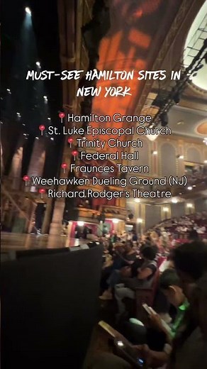 Hamilton Broadway Sites in NYC!