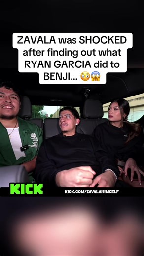 ZAVALA was SHOCKED after finding out what RYAN GARCIA did to BENJI… 😳😱 #fyp #zavala #zavalahimself #ryangarcia #benji