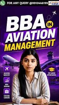 BBA in Aviation Management ✈️ Salary, Scope & Career Opportunities 2026