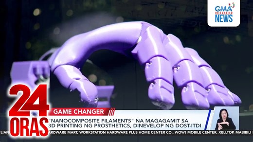 30K views · 51 reactions | Para magamit ang potensyal ng 3D printing sa pagbuo ng prosthetics, isang uri ng materyales ang pinag-aaralan ng DOST-Industrial Technology Development Institute para mapatibay ito nang hindi bumibigat. Tara let's change the game! | GMA News | Facebook