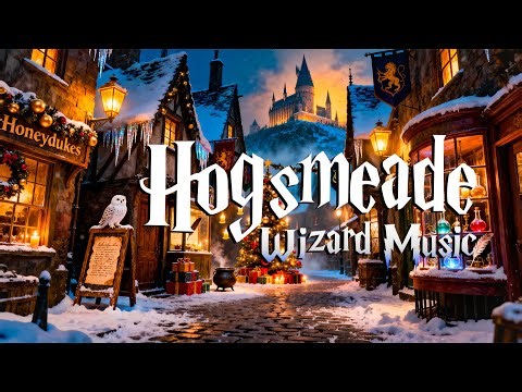 Hogsmeade Winter Magic ❄️ Enchanted Harry Potter Ambience & Cozy Wizard Music