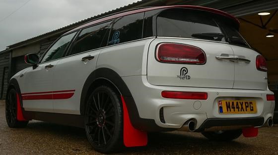 Fitting rally mud flaps on Mini F54 JCW Clubman