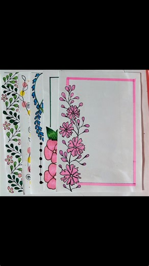 5 Easy border designs