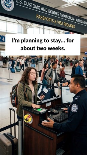 Real Airport Conversation | What Immigration Officers Actually Ask #shorts #englishpractice