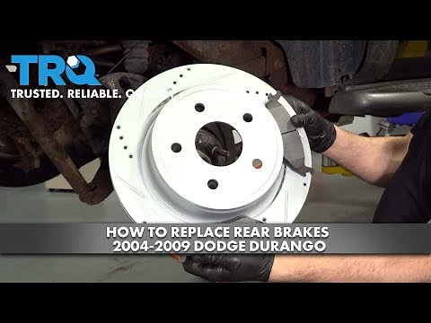 How to Replace Rear Brakes 2004-2009 Dodge Durango