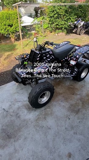 2005 Yamaha Banshee with Street Tires | PowerBand Vibes