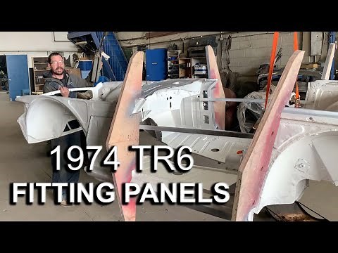 1974 Triumph TR6 - Part 53 - Fitting The Panels Once Again