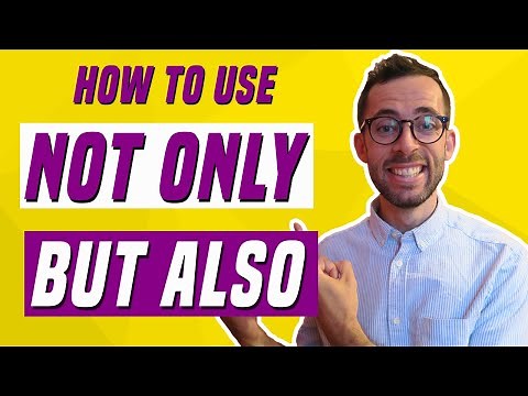 How to correctly use NOT ONLY BUT ALSO in a sentence WITH EXAMPLES!!